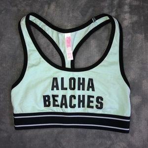 VS PINK Logo Sports Bra